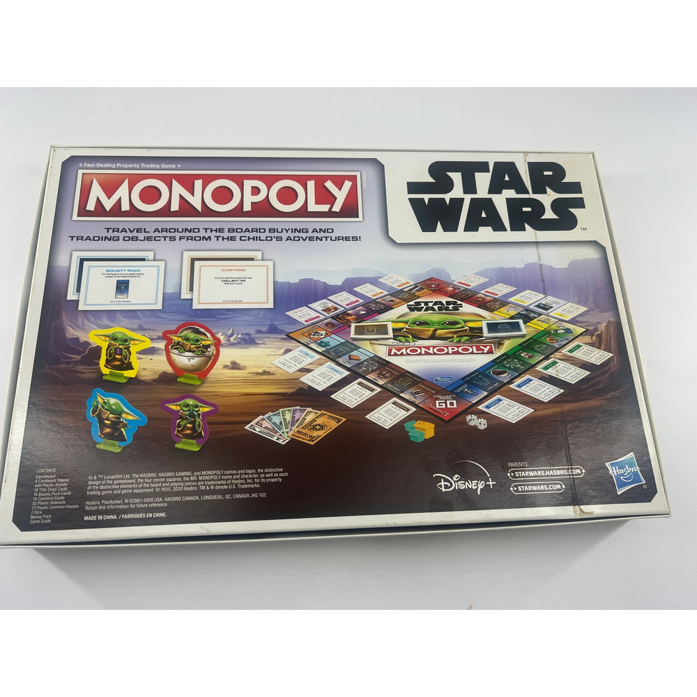 Monopoly: Star Wars The Child Edition Board Game for Kids and Families New - Picture 2 of 9